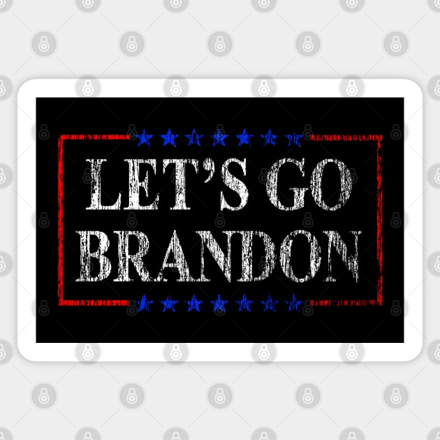 Let's Go Brandon Patriotic FJB Funny Political Sticker by iceiceroom